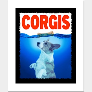 Corgi Love Trendy Tee for Fans of These Lovable Dogs Posters and Art